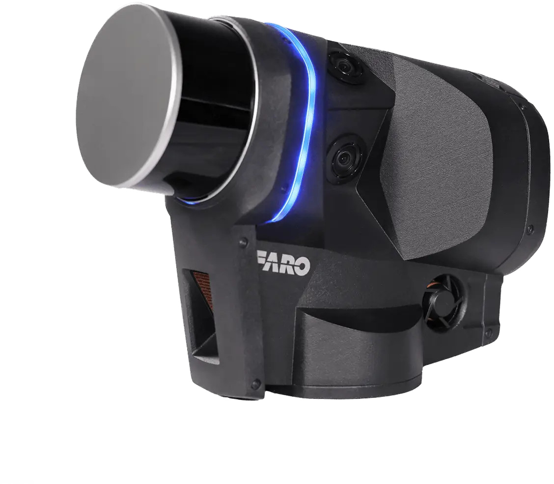 Laser scanner on site
